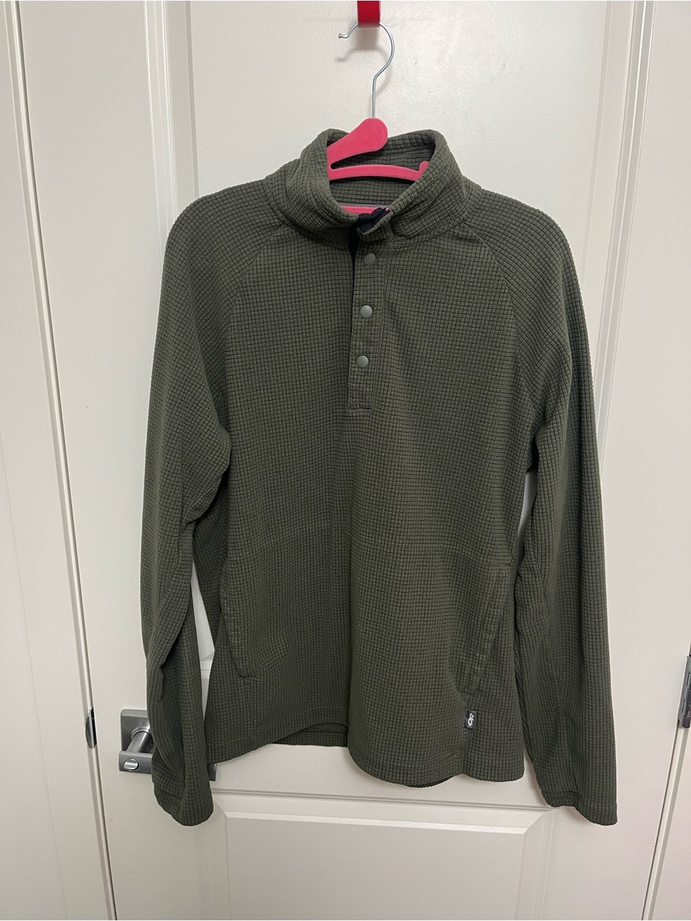 Outdoor Research Women's Olive Green Textured Fleece Pullover in size M